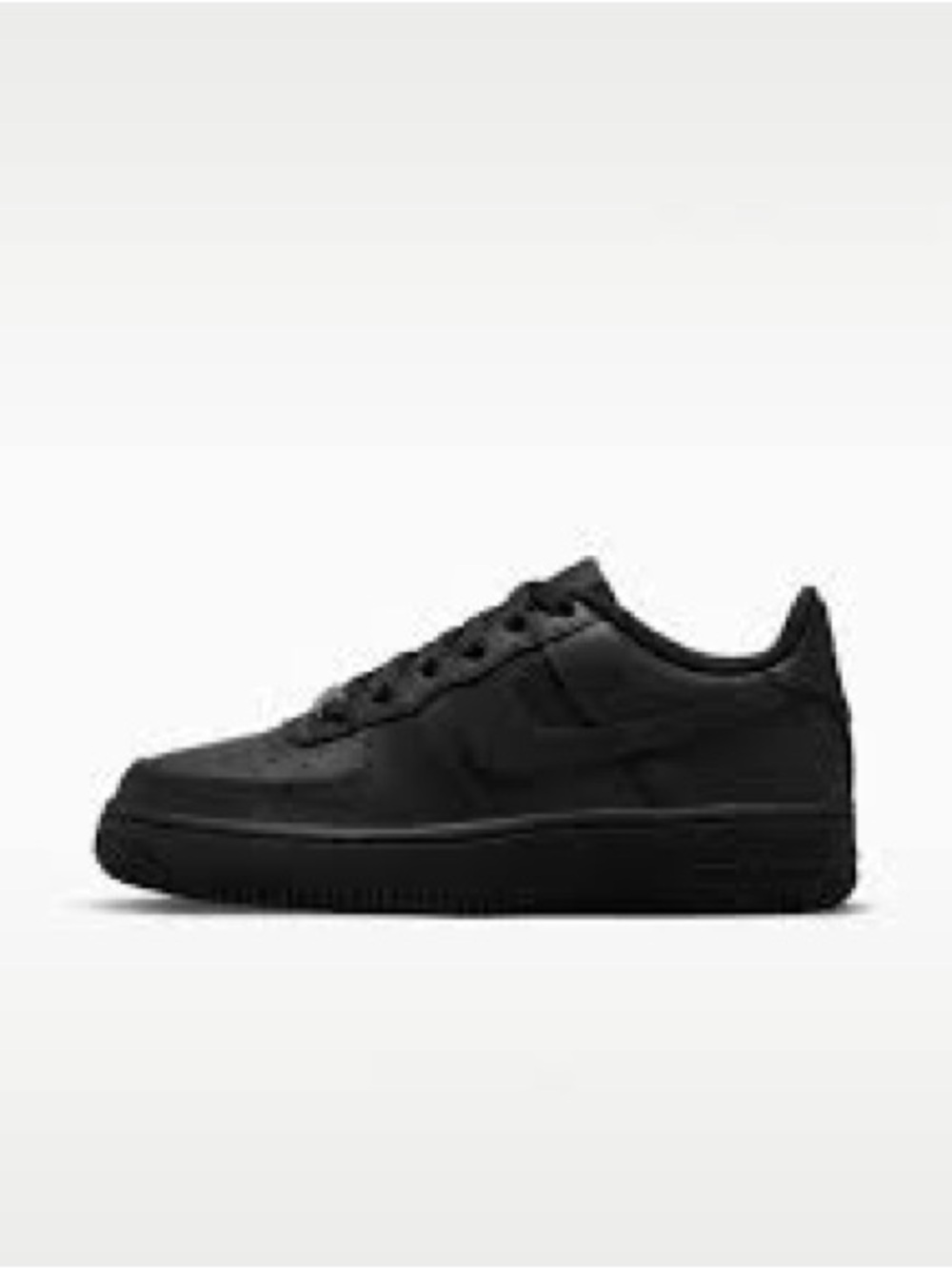 Nike Kids All-Black Low Top Sneakers